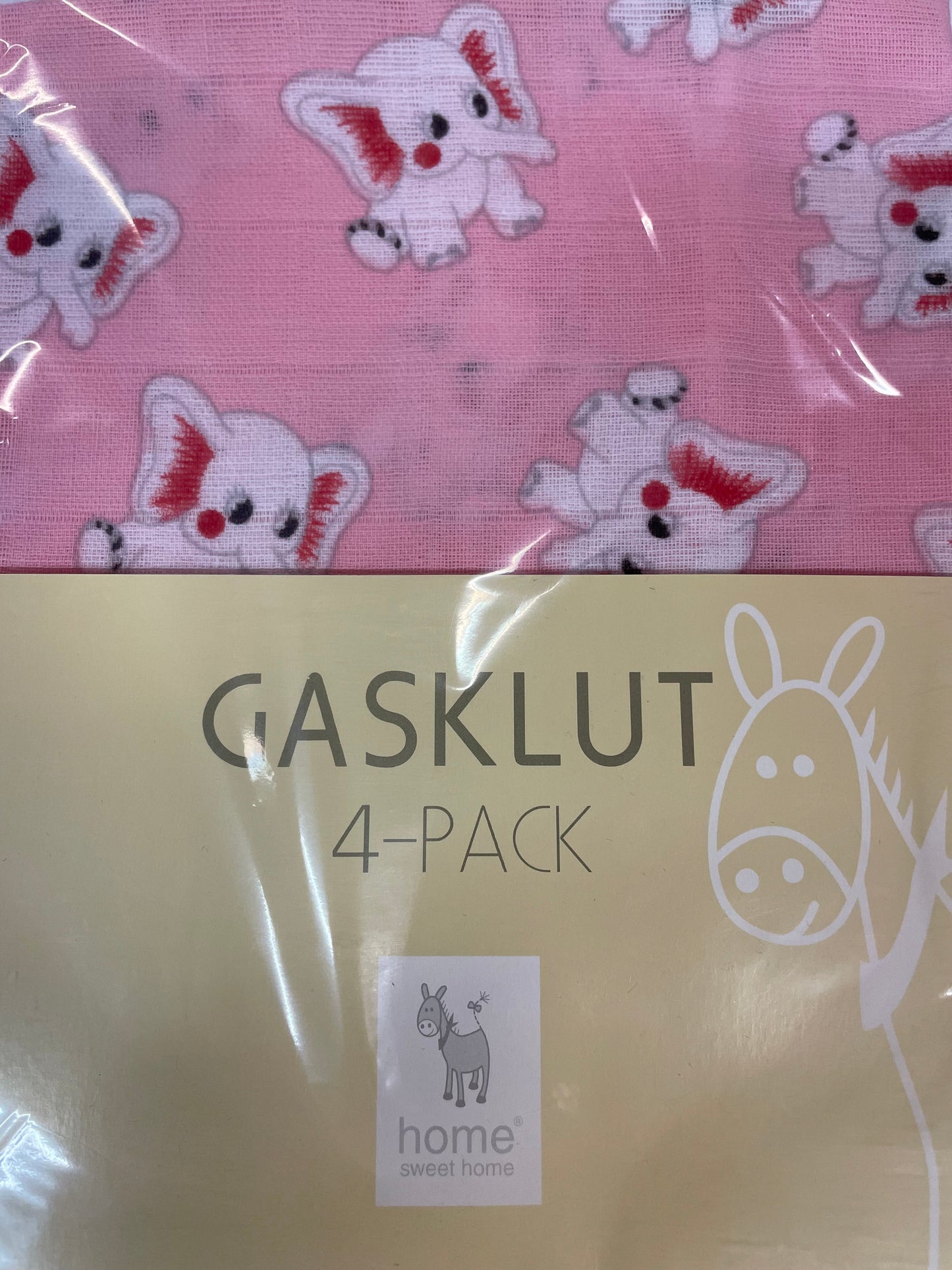 Gasklut Elefant 4 pk.